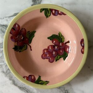 DROLL DESIGNS Hand Painted Signed Vintage Plate